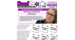 Desktop Screenshot of deafpeople.com